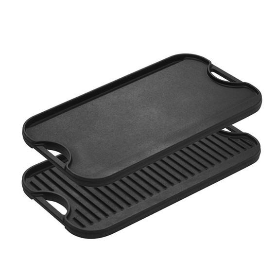 Lodge Reversible Cast Iron Grill/griddle - 20" X 10-1/2" X 3/4"