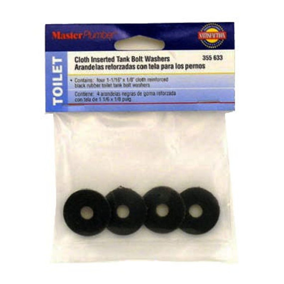 Master Plumber Rubber Tank Bolt Washer - 4 Pk