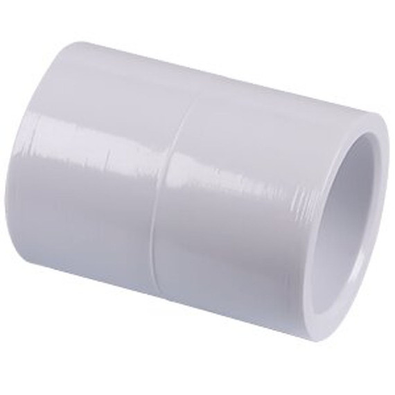 Genova White Plastic Slip X Slip Coupling - 2"