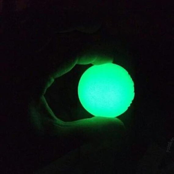Petmate Chuckit Medium White Max Glow Ball - 2.5" X 2.5"