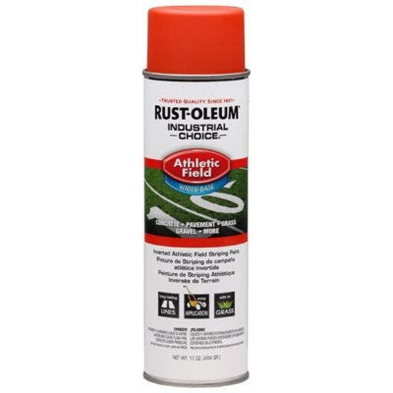 Rust Oleum Industrial Choice Athletic Field Striping Paint - Orange