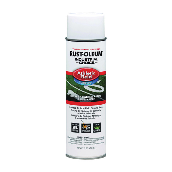 Rust Oleum Industrial Choice Athletic Field Striping Paint - White