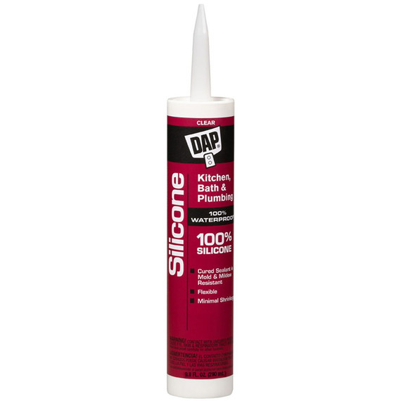 Dap Kitchen & Bath Silicone Sealant - Clear