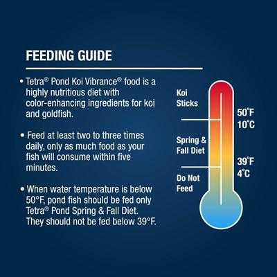 Tetra Pond Koi Vibrance Floating Pond Food - 4.94 oz