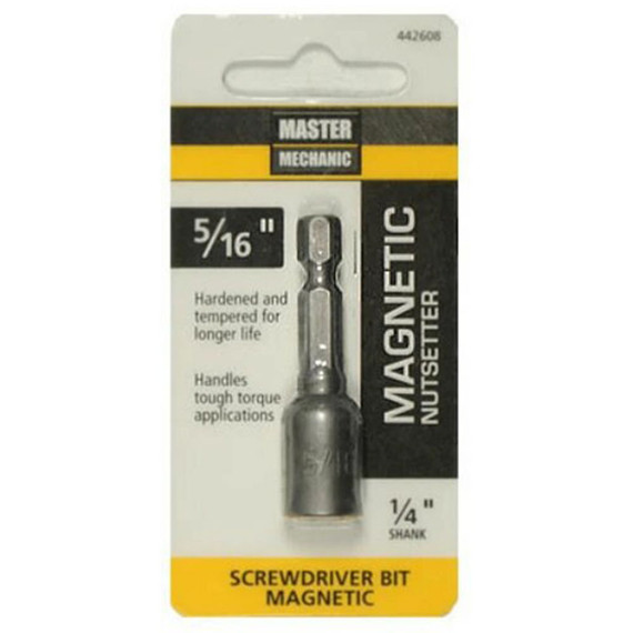 Master Mechanic Magnetic Nut Driver/setter - 5/16" X 1-7/8"