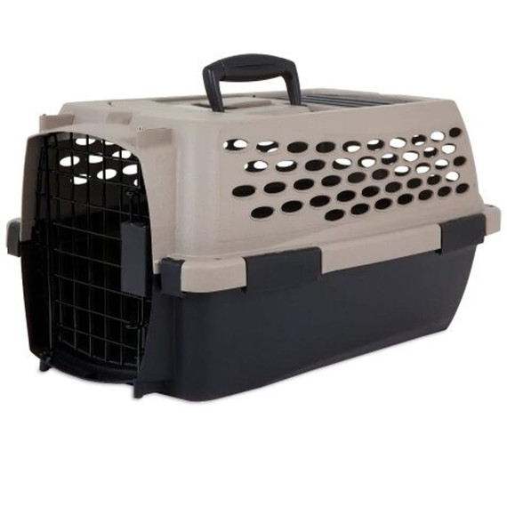 Petmate Fashion Vari Kennel - Taupe/black