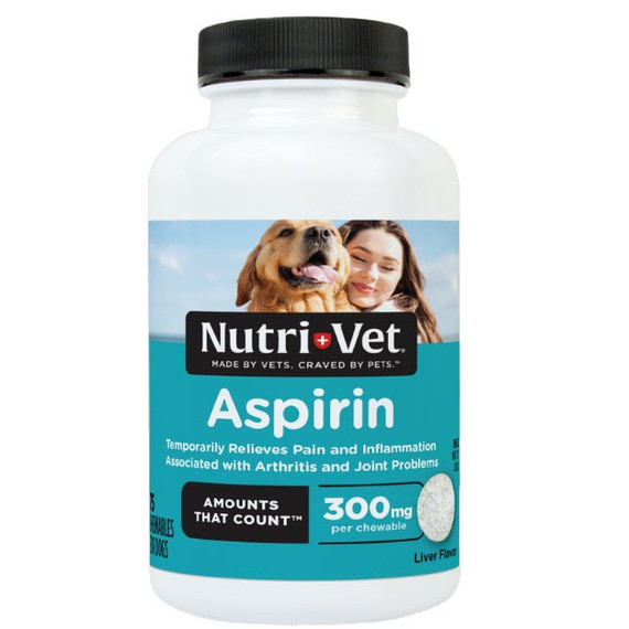 Nutri-Vet Aspirin Chewable Tablets for Large Dogs - 75 ct