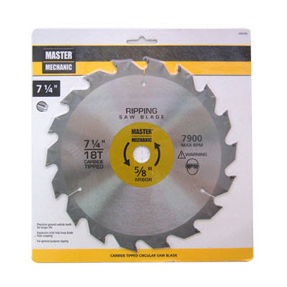 Master Mechanic Carbide Ripping Saw Blade - 7-1/4"