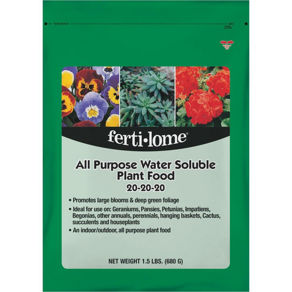 Fertilome 20-20-20 All Purpose Water Soluble Plant Food