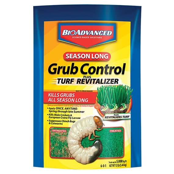 Bioadvanced Season Long Grub Control Plus Turf Revitalizer Granules - 12 Lb