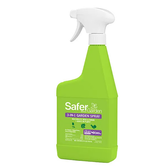 Safer Garden 3-in-1 Garden Spray - 24 oz