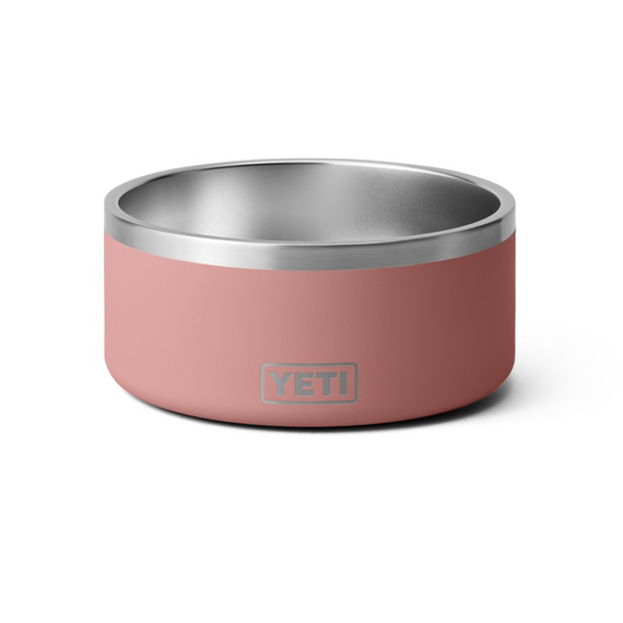Yeti Boomer Stainless Steel 8 Dog Bowl - Sandstone Pink