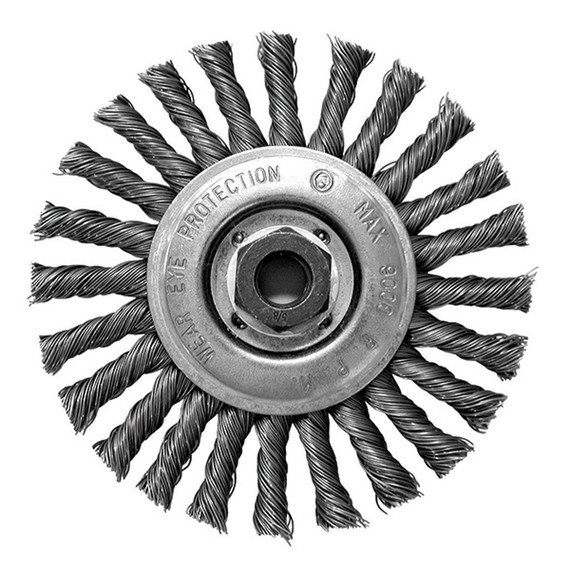 Hot Max Twist Knot Wire Wheel With Hub - 4"