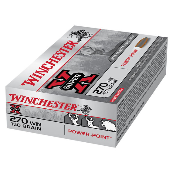 Super X 2704 20 Round Winchester Ammo - 150gr