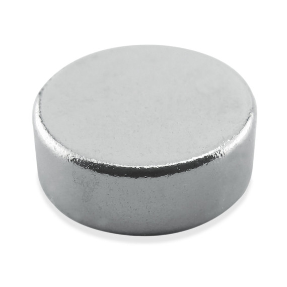 Magnet Source Silver Neodymium Disc Magnet - 10 pk