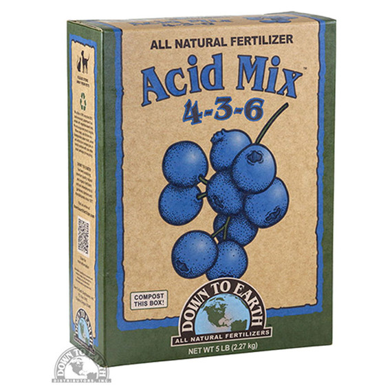 Down To Earth Acid Mix 4-3-6 Fertilizer - 5 lb