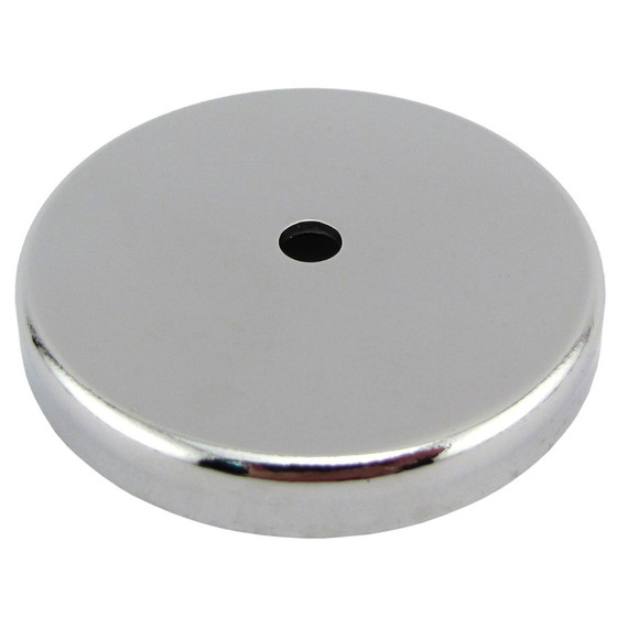 Master Magnetics Silver Heavy-duty Ceramic Round Base Magnet - 65 lb