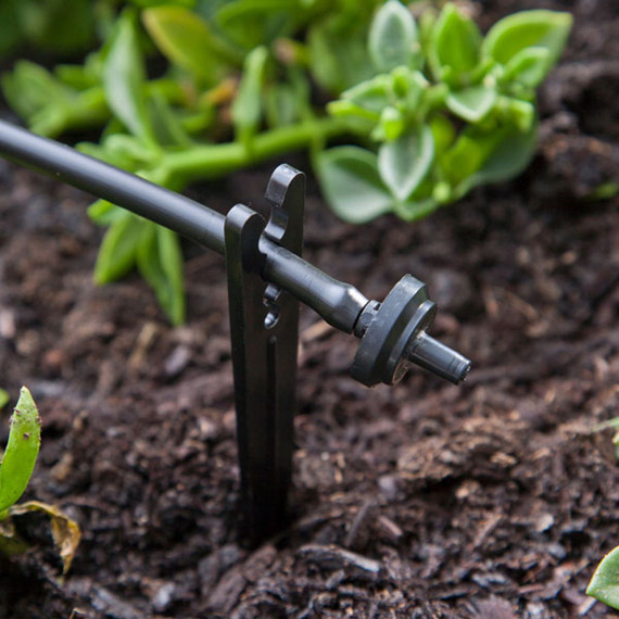 Raindrip Black 1 Gph Pressure Compensating Dripper - 10 pk