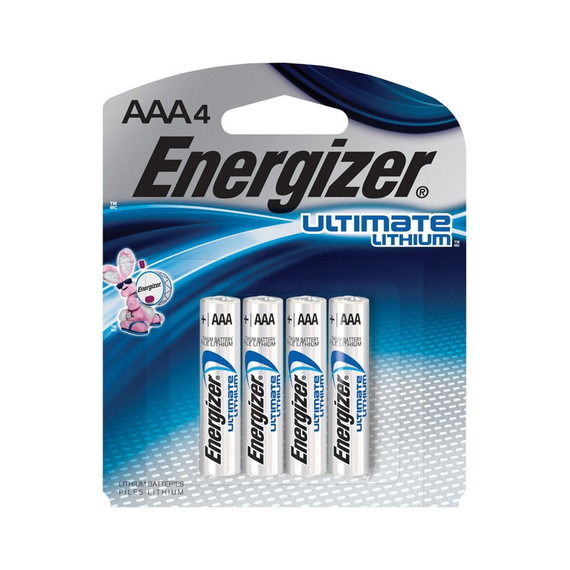 Energizer 1.5V Ultimate Lithium AAA Batteries - 4 pk