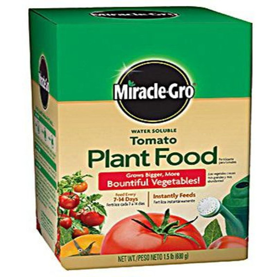 Miracle-gro Water Soluble Tomato 18-18-21 Plant Food - 1.5 Lb