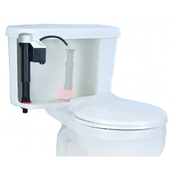 Korky Quietfill Toilet Fill Valve - Black