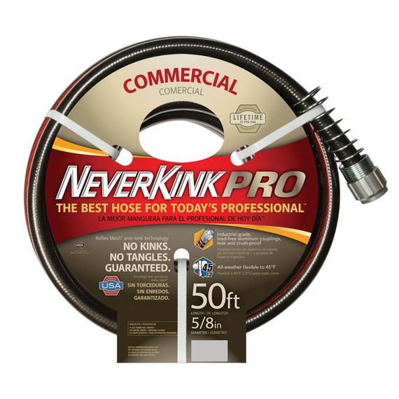 Teknor Apex Neverkink Commercial Water Hose - 5/8" X 50'