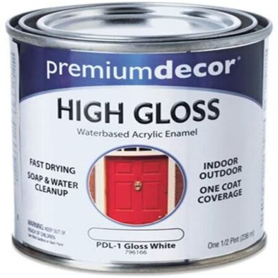 Easy Care Premium Decor Enamel Paint - Gloss White