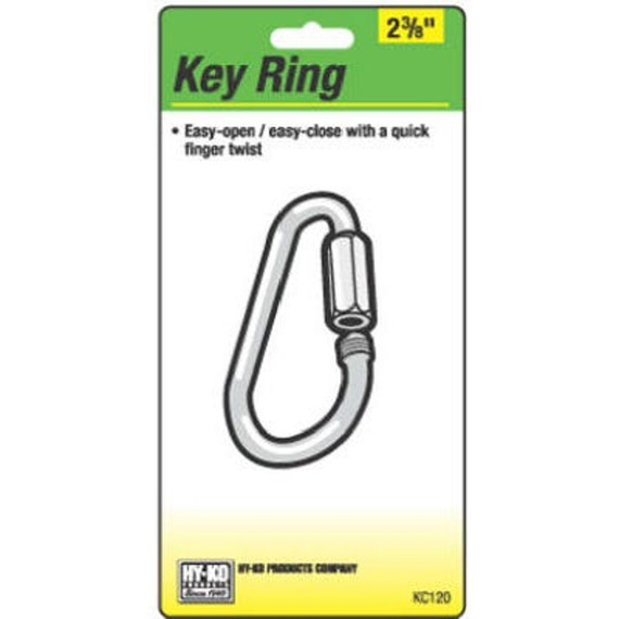 Hy-Ko Oval Steel Key Ring