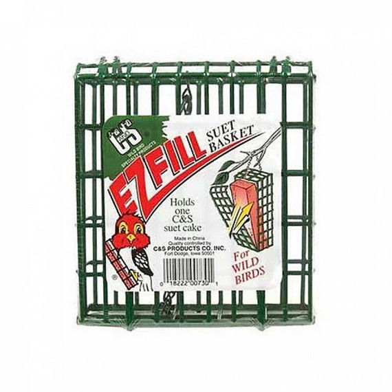 C&S Products E-Z Fill Suet Basket - Green