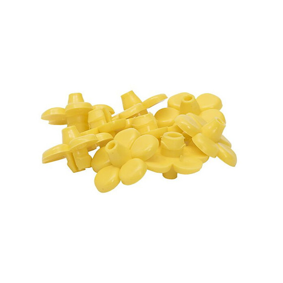 Perky-pet Yellow Replacement Flower Feeding Ports With Bee Guards - 9 Pk