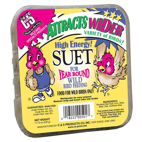 C&s Products High Energy Suet Cake - 11.75 oz