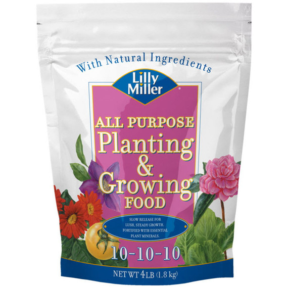 Lilly Miller All Purpose Planting & Growing Food 10-10-10 - 4 lb