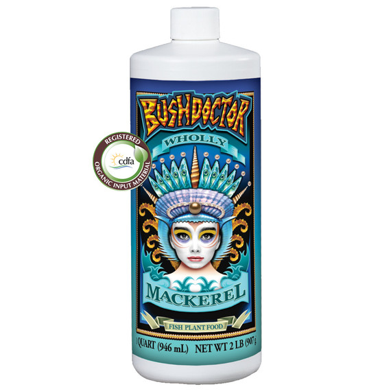 FoxFarm Bush Doctor 3-1-0 Wholly Mackerel Liquid Fertilizer - 1 qt