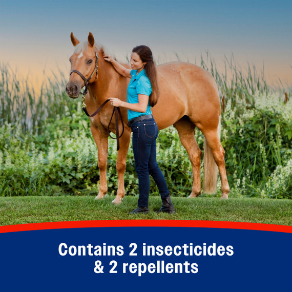 Farnam Mosquito Halt Repellent Spray for Horses - 32 oz