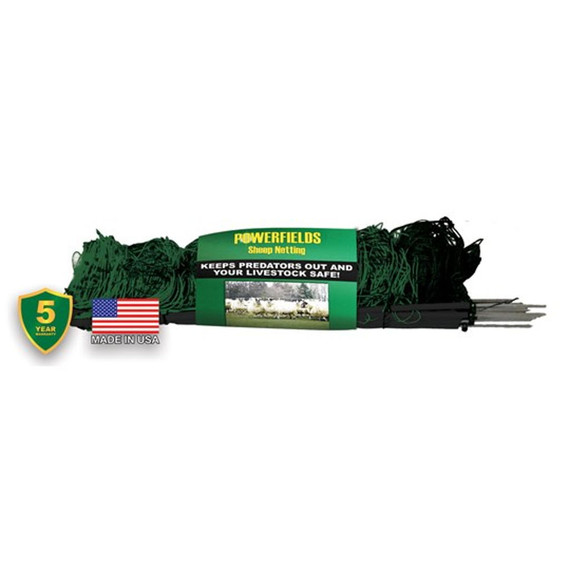 Powerfields Sheep Electric Netting - Green - 165' X 32"