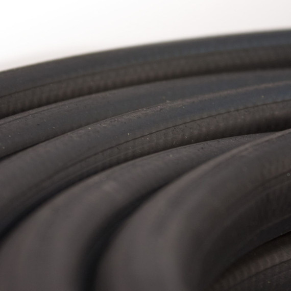 Apex Black Rubber Hose - Black