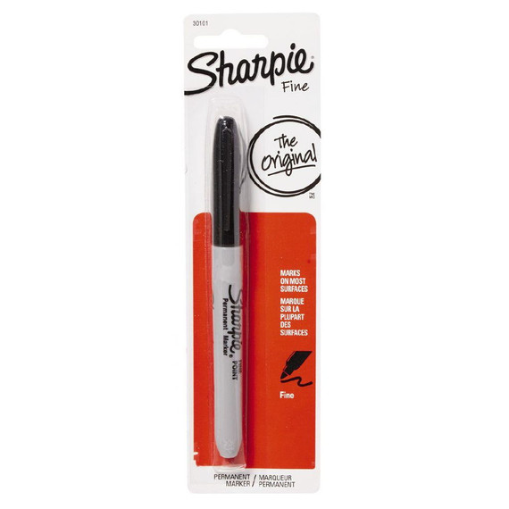 Sharpie Fine Point Permanent Marker - Black