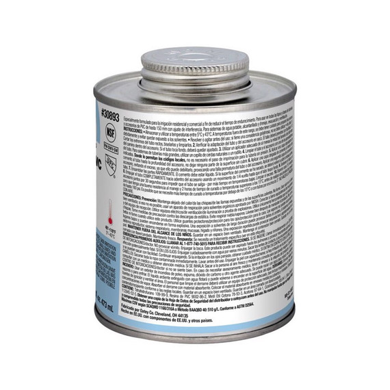 Oatey PVC Rain-R-Shine Blue Cement - 8 oz