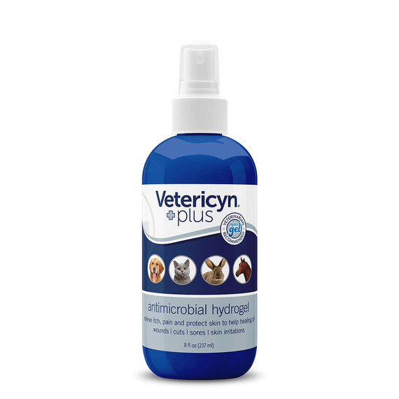 Vetericyn Plus Antimicrobial Hydrogel Spray - 8 Oz