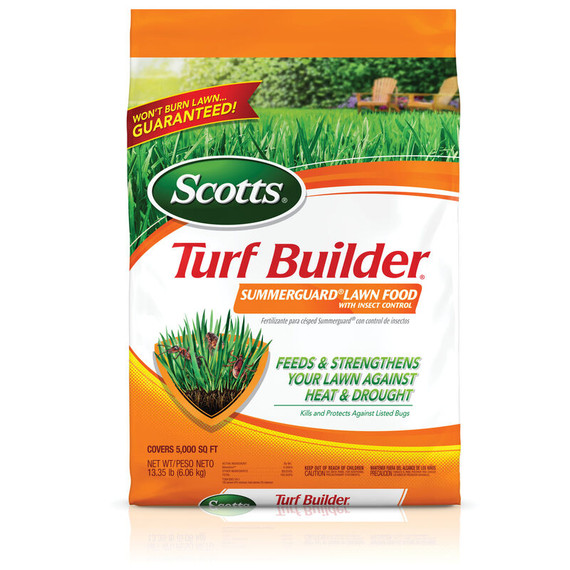 Scotts Turf Builder Summerguard Lawn Food with Insect Control - 5000 sq. ft.