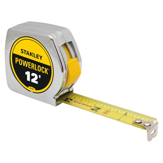 Stanely Powerlock Tape Measure - 3/4" X 12'