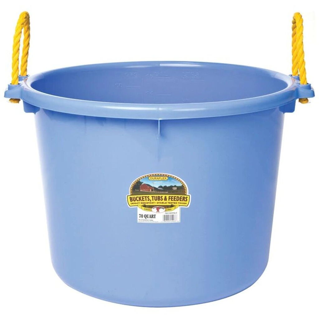 Little Giant Berry Blue Polyethylene Plastic Muck Tub