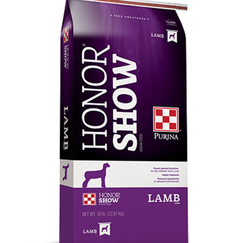 Feed Label Purina Show Rabbit Food Purina Honor Showlamb Stretch