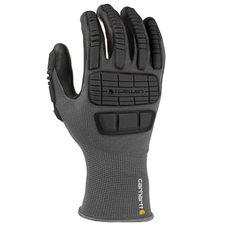 Carhartt Gray Impact Hybrid C-Grip Gloves