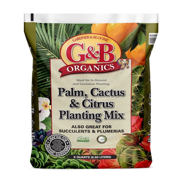 G&B Organics Palm Cactus & Citrus Planting Mix Soil - 8 qt
