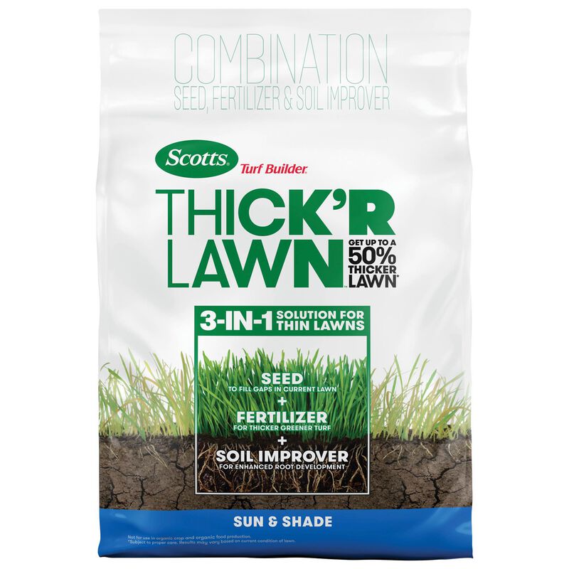 Scotts Turf Builder Thick'R Lawn Sun & Shade Mix - 12 lb