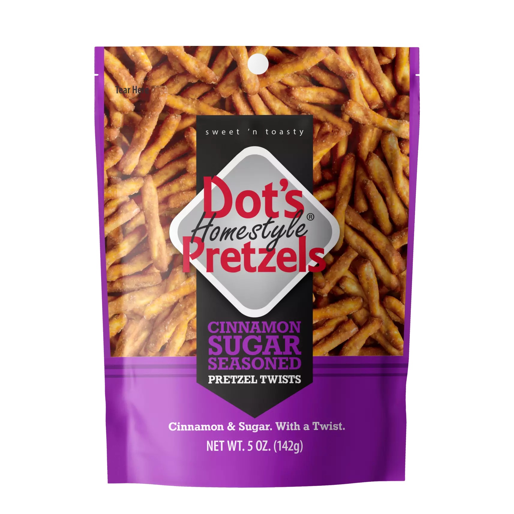 Dot's Homestyle Pretzels Cinnamon Sugar Seasoned Pretzel Twists oz