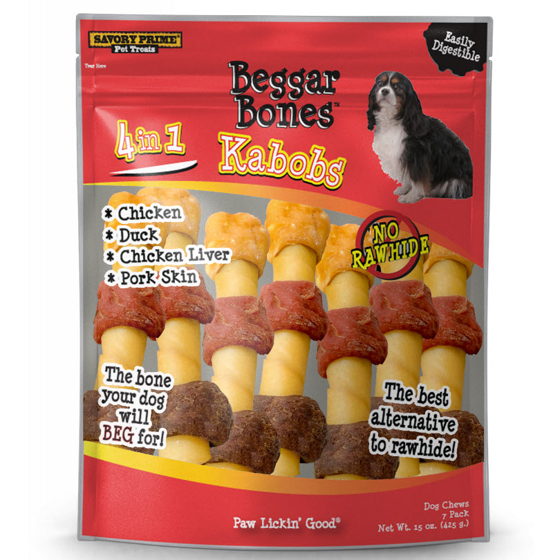Savory Prime Beggar Bones 4in1 Kabobs 7 Pack