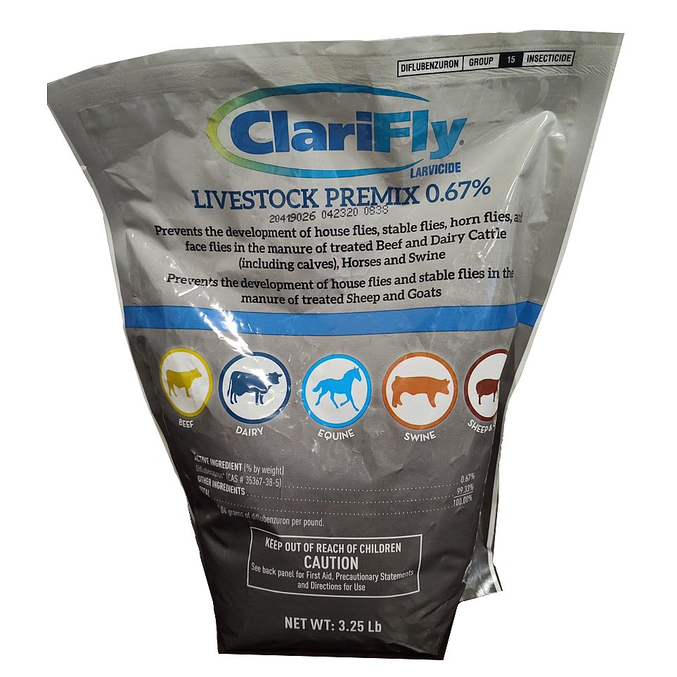 ClariFly Larvicide Livestock Premix 0.67% - 3.25 Lb
