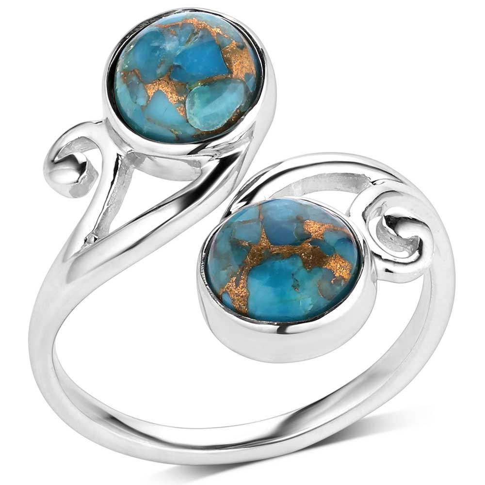 Montana Silversmiths Women's Perfect Harmony Turquoise Ring 7/8